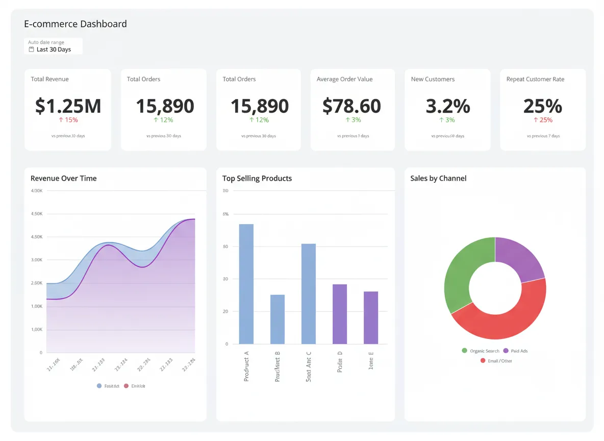 Analytics dashboard visualization showing EquityZen's organic search growth with metrics for 450+ company pages, search rankings, and traffic distribution across pre-IPO investment keywords.