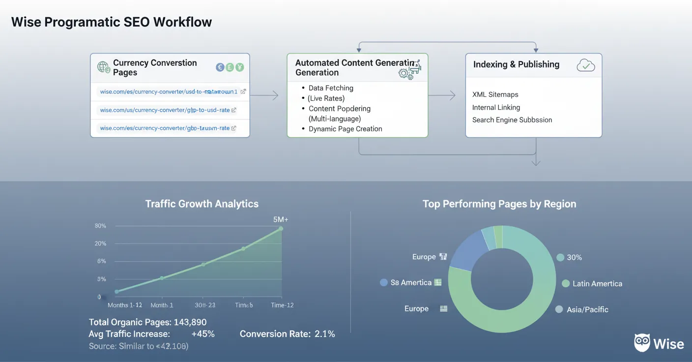 How Wise Scaled to 60M+ Monthly Organic Visits Using Programmatic SEO