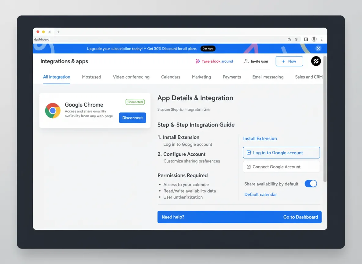 Screenshot of Zapier's app integration page showing the structured layout with app details, integration steps, and call-to-action elements